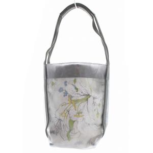 russet ハンドバッグ ロゴ メッシュ 2way グレー