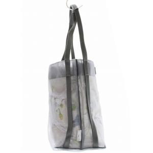 russet ハンドバッグ ロゴ メッシュ 2way グレー