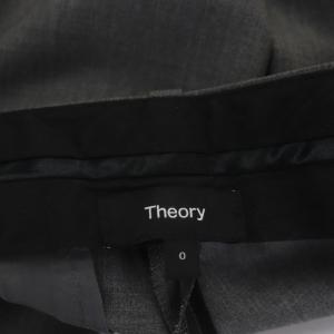 Theory 22SS Traceable Wool Treeca 4 N テーパードパンツ スラックス スリム センタープレス 0 グレー