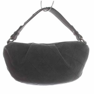 CHANEL ワンハンドルバッグ ハンドバッグ ワイルドステッチ ココマーク キャビアスキン 10番台 ブラック