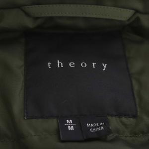 Theory ダウンジャケット ジップアップ アウター M カーキ