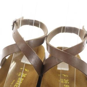 BIRKENSTOCK Daloa ビルコフロー サンダル ストラップ クロス 23.0cm グレイスフル ヘイゼル ピンクベージュ 0026311