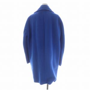 GRACE CONTINENTAL アルパカ コクーンコート アウター ロング 38 青 ブルー