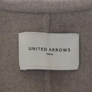 UNITED ARROWS 21AW W/N リバー テーラード コート チェスターコート アウター ロング 36 グレー