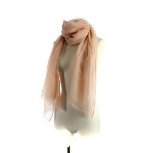 Salvatore Ferragamo ストール カシミヤ シルク 絹 ピンク SH