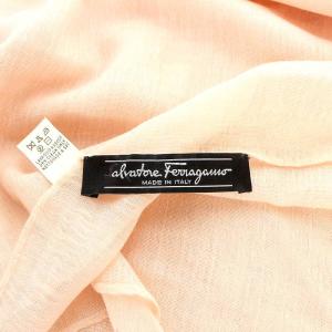 Salvatore Ferragamo ストール カシミヤ シルク 絹 ピンク SH