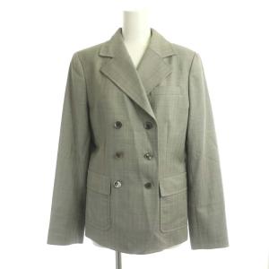 Brooks Brothers スーツ セットアップ ジャケット パンツ ダブルボタン スラックス ウール 11AR 67-93 L グレー