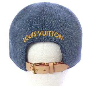 LOUIS VUITTON M7153M キャップ・LV アップタウン 帽子 デニム モノグラムフラワーモチーフ ブルー