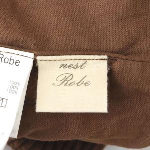 nest Robe コットンコーデュロイハンティングベスト ジレ F 茶 ブラウン