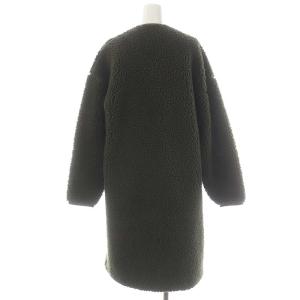 HYKE FAUX SHEARLING COAT 1 カーキ