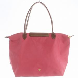 Longchamp ルプリアージュ ショッピング トートバッグ ハンドバッグ ピンク 茶色 ブラウン