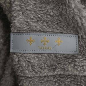 TATRAS フリース ジップアップ パーカー 長袖 02 グレー LTA14S8502