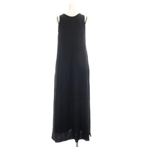 SAYAKA DAVIS WOMEN Double Strap Jersey Dress ワンピース ロング マキシ ノースリーブ M 黒 ブラック