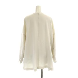 ENFOLD ダブルクロス1 Pocket PO カットソー 長袖 プルオーバー 38 アイボリー