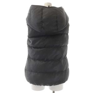 DUVETICA ダウンベスト アウター フード付き ダブルファスナー ウール 42 L グレー