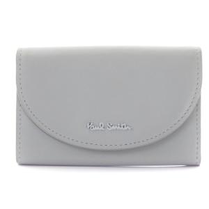 カードケース 名刺入れ レザー ロゴ バイカラー サックス