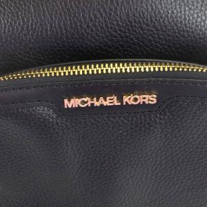 MICHAEL KORS リュックサック レザー 黒 ブラック