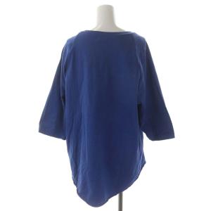 AMERICANA ロゴ 七分袖 ラグランスリーブ カットソー Tシャツ 青 ブルー