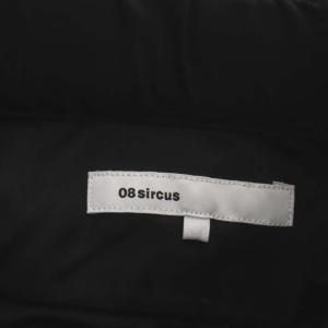 08sircus 20SS イージーパンツ テーパード スラックス 1 黒 ブラック