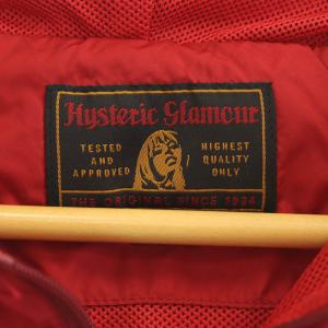 HYSTERIC GLAMOUR HG SOUND AND VISION プルオーバー パーカー ハーフジップ ロゴ S 赤 レッド