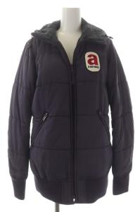 ANDY WARHOL by HYSTERIC GLAMOUR プリマロフト リバーシブル パーカー ブルゾン 長袖 フード付き 紫 パープル ダークグレー