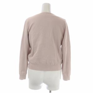 ANAYI アンサンブル 2点セット ニット ビジュー カットソー 長袖 カーディガン チュール 38 ピンクベージュ