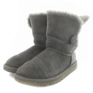 UGG australia ベイリーボタン 2 BAILEY BUTTON ムートンブーツ ショート 23cm グレー 5803