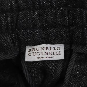 BRUNELLO CUCINELLI ボールチェーン装飾ハーフパンツ ショートパンツ イージー ウール混 I40 ダークグレー