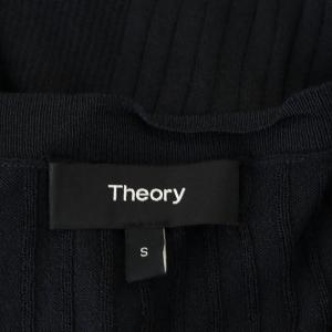 Theory Dress Up2 Long Cardi R ロングカーディガン 長袖 ボタンレス S 紺 ネイビー
