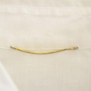 Deuxieme Classe  WIDE LINEN シャツ チュニック丈 長袖 オーバーサイズ 白 ホワイト