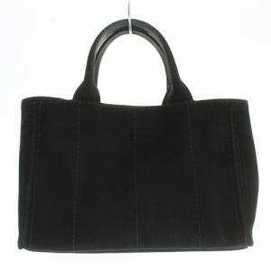 PRADA カナパ キャンバス ハンドバッグ トートバッグ ブラック