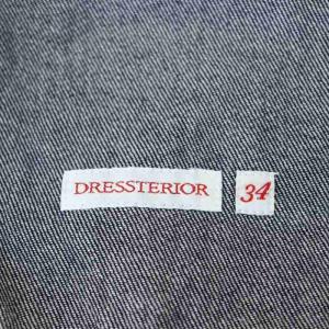 DRESSTERIOR デニムジャケット Gジャン ジージャン オーバーサイズ ヴィンテージ調 34 インディゴ 紺