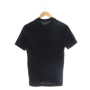 Cruciani コットン クルーネック Tシャツ カットソー 半袖 46 黒 ブラック