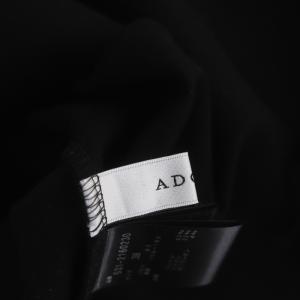 ADORE 22SS ハイテンションポンチベーシックフレンチカットソー 38 黒 ブラック