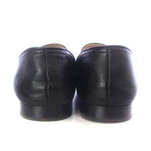 CHANEL 21P G37320 ローファー スリッポン ココマーク ターンロック レザー 37C ブラック