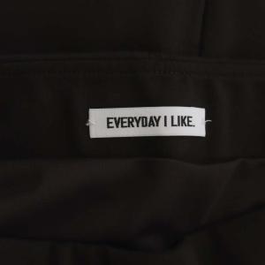 EVERYDAY I LIKE jersey tight sk スカート ロング ミモレ丈 タイト 36 茶色 ブラウン