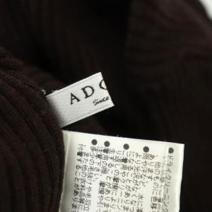 ADORE タートルネックリブニット セーター 長袖 ウール 38 茶 ブラウン