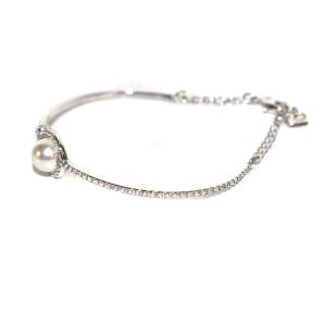 SWAROVSKI ブレスレット アクセサリー パール クリスタル シルバー色