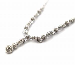 SWAROVSKI ネックレス ペンダント ラインストーン ビーズ クリスタル シルバー アクセサリー ジュエリー