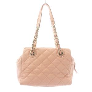 kate spade new york ハンドバッグ ショルダーバッグ レザー キルティング チェーン ロゴ ピンク PXRU2290
