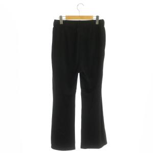 REMI RELIEF サイドジップ イージーパンツ ドロスト コットン混 M 黒 ブラック