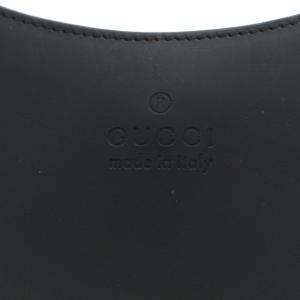 GUCCI バンブー ハンドバッグ レザー ブラック