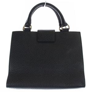 FURLA FLO ショルダーバッグ ハンドバッグ 2way レザー ロゴ 黒 ブラック