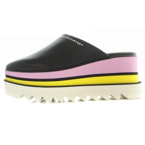 STELLA McCARTNEY 810079 エリス エコ アルター ミュール 85mm マット 24cm ブラック