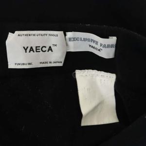 YAECA ウエストゴムパンツ バギーパンツ 黒 ブラック