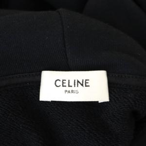 CELINE by HEDI SLIMANE 22AW プルオーバーパーカー ロゴ M ブラック