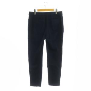 Brooks Brothers スラックス パンツ テーパード ジッパーフライ コットン混 8 紺 ネイビー