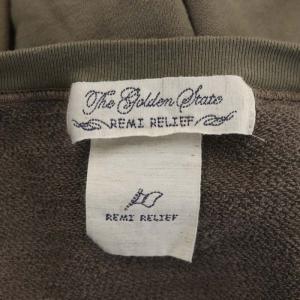REMI RELIEF クルーネック スウェット プルオーバー 長袖 F モカ