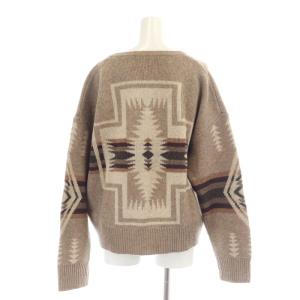 PENDLETON スキッパー プルオーバーニット セーター 長袖 M モカ ベージュ