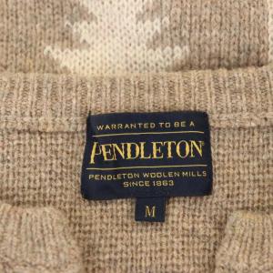 PENDLETON スキッパー プルオーバーニット セーター 長袖 M モカ ベージュ